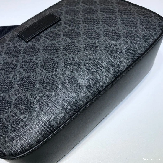 First bag ru GG GUCCI Black bag shoulder 0729